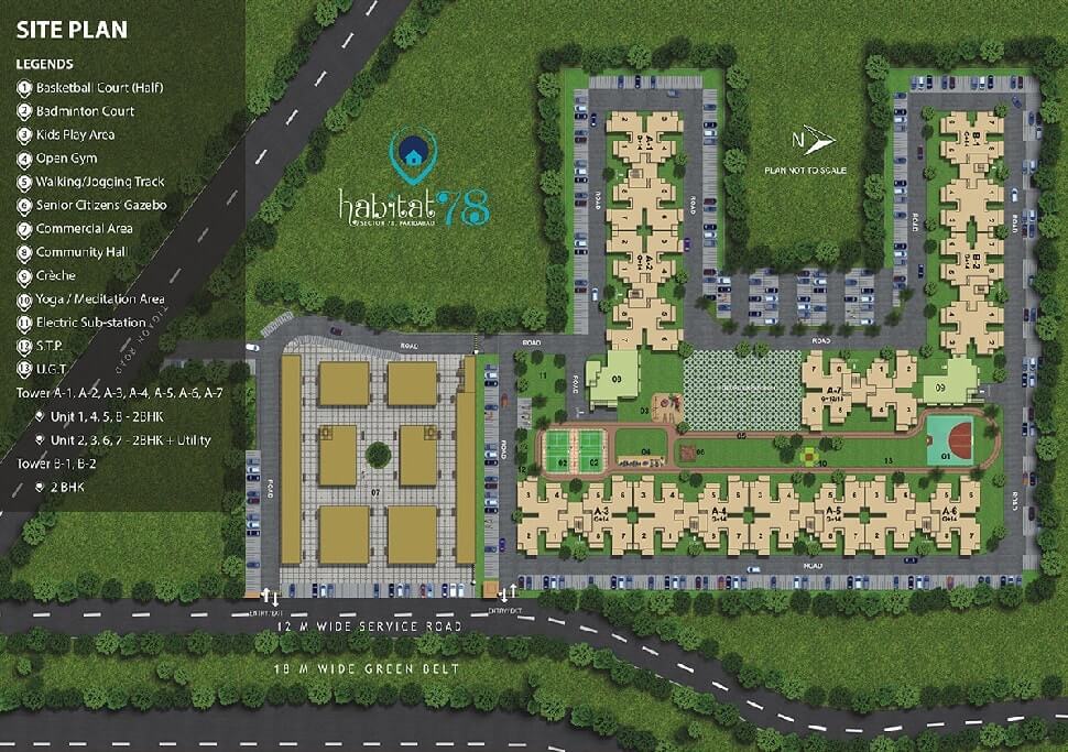 Conscient Habitat 78 Layout Plan